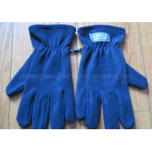 Lady Winter Warm Single Layer Polar Fleece Handschuhe mit Stickerei